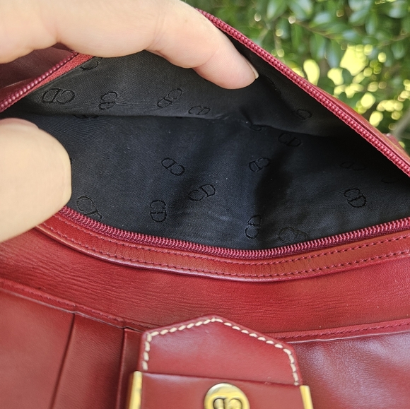 Christian Dior Red Wallet Authentic - Picture 7 of 11
